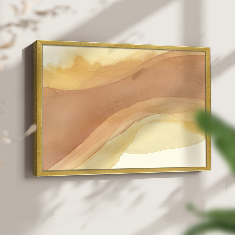 Sunset Layers II -Framed Print - Restickable
