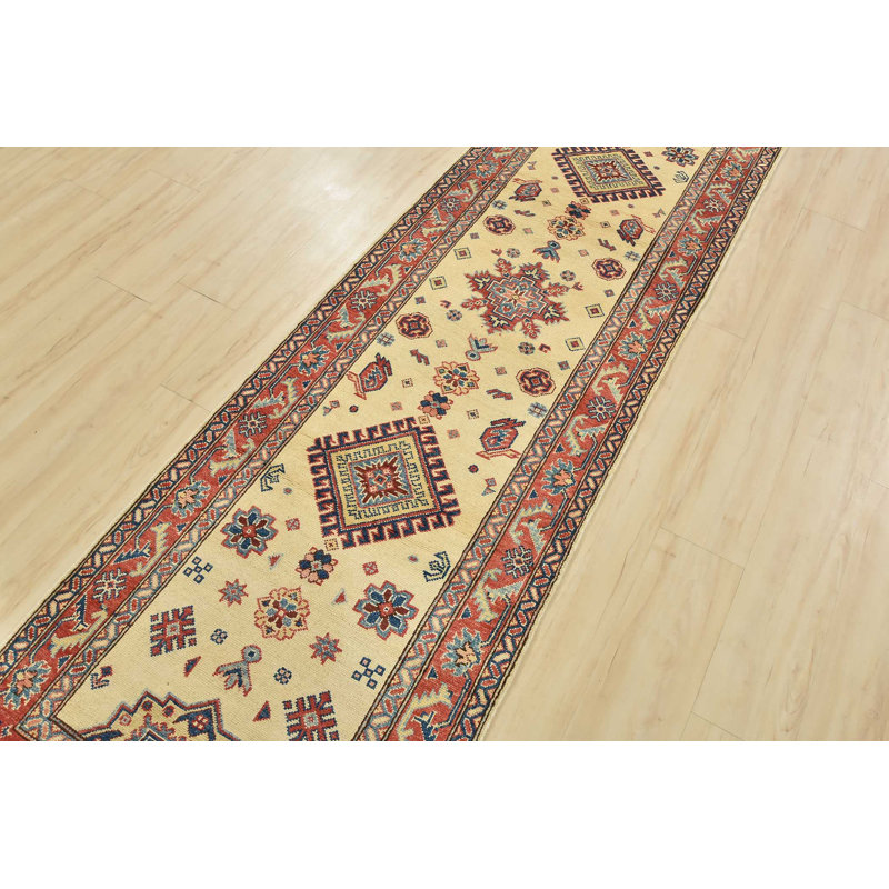Tapis de couloir beige nouvel âge en laine Mustaf One-of-a-Kind 2 pi 9 po x 9 pi 11 po