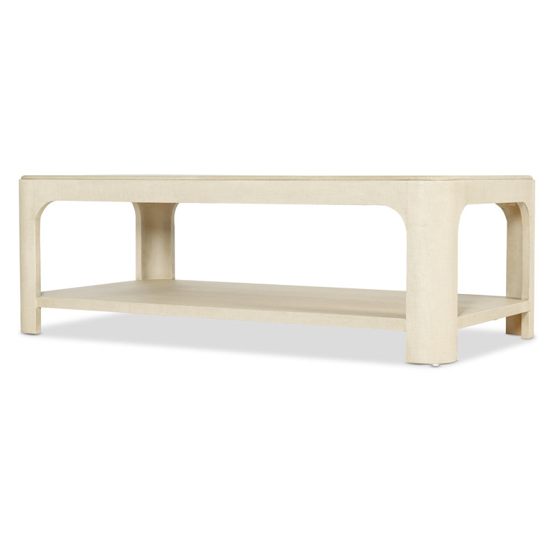 Archives Raffia Rectangle Cocktail Table
