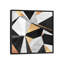 Géométrie, impression sur toile en or-18748084-74384599-74384600