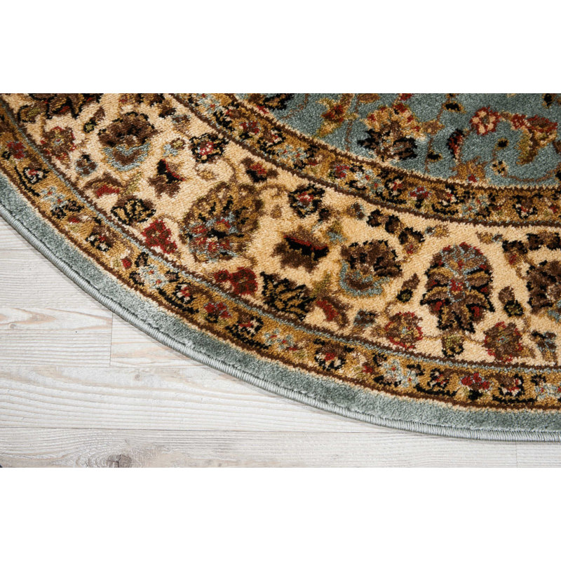 Mckie Oriental Indoor Rug, Round 7'10"
