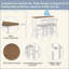 Ensemble de coin-repas en bois Farmhouse-2122380112-2122380119