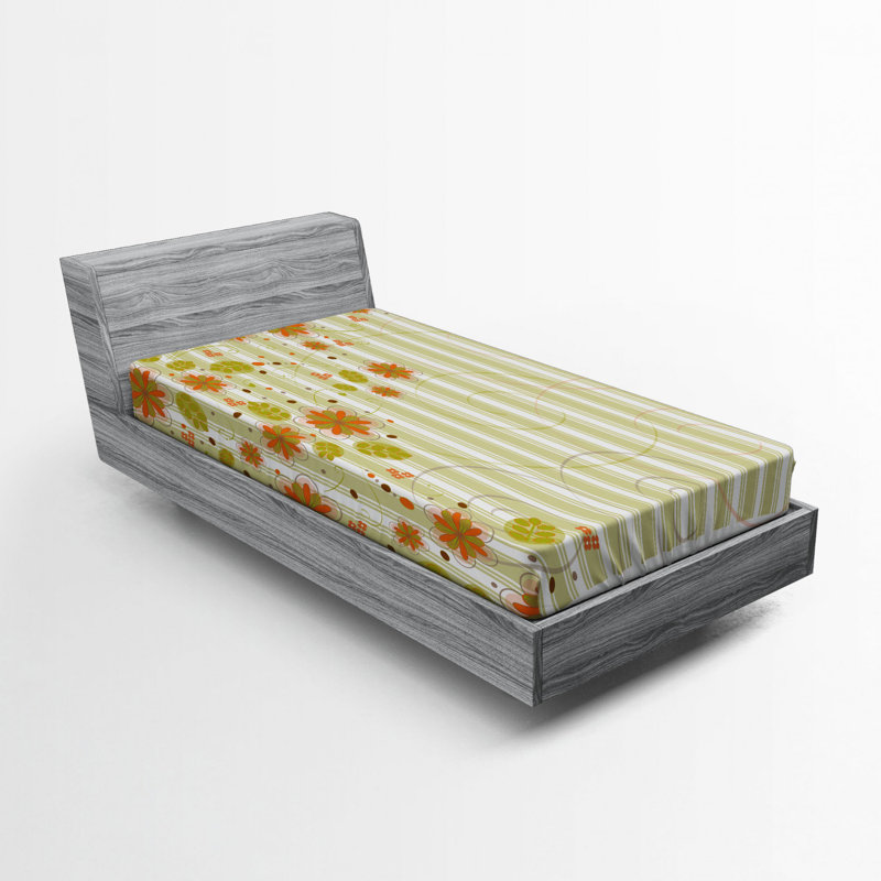 Drap-housse en microfibre, Drap-housse grand, À pois