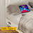 Platform Bed with LED Adjustable Headboard and Charging Port-543146575-566509730
