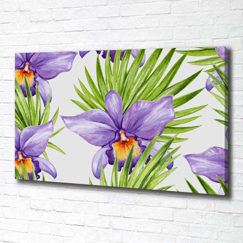 Orchid - No Frame Print on Canvas