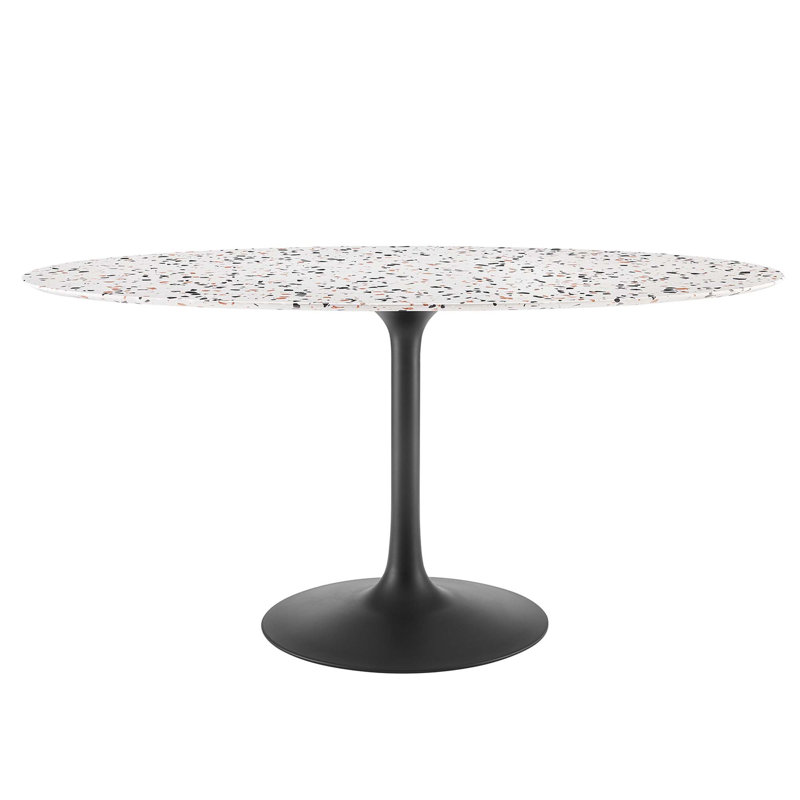 Table de salle à manger Lippa, Noir