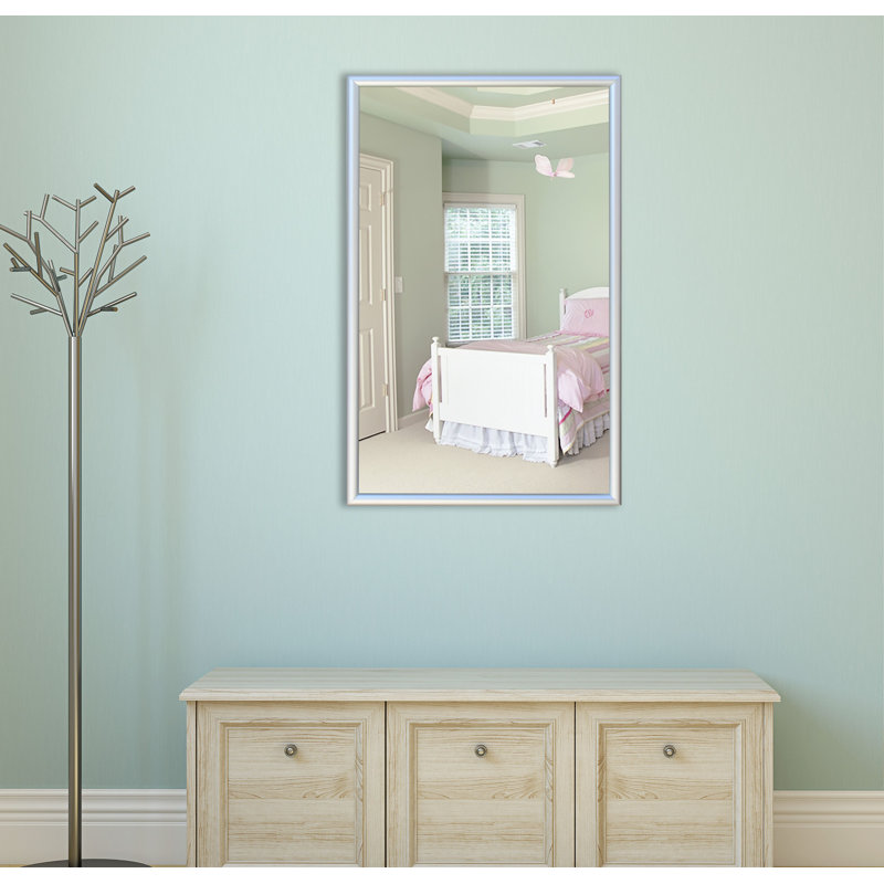 Derosier Metal Flat Wall Mirror, 30" H x 24" W