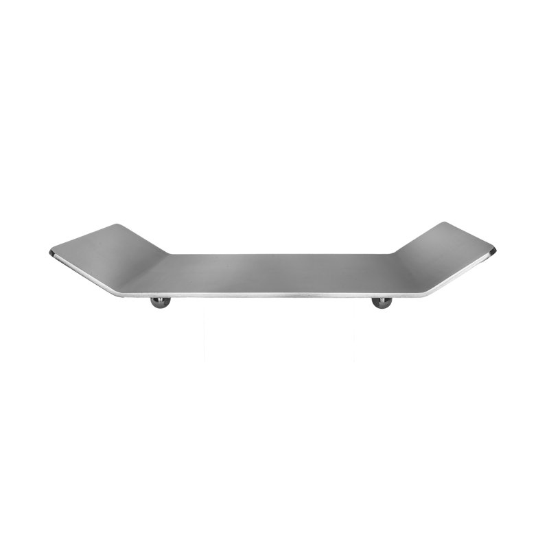 Porte-serviettes de table, Acier inoxydable satiné, L 11,81 po x P 5,21 po