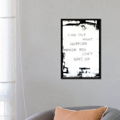 Find Out What Happens by Kent Youngstrom - Print on Canvas