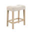 Ensemble de table de bar 4 pièces avec prise de courant, ensemble de table de bar avec chaises, table de bar avec tabourets, table de canapé avec 3 tabourets rembourrés pour le salon, la salle à manger et le chêne clair