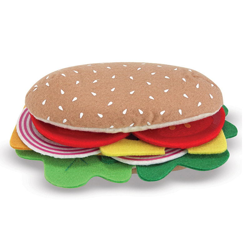 33-Piece Felt Sandwich Play Food Set