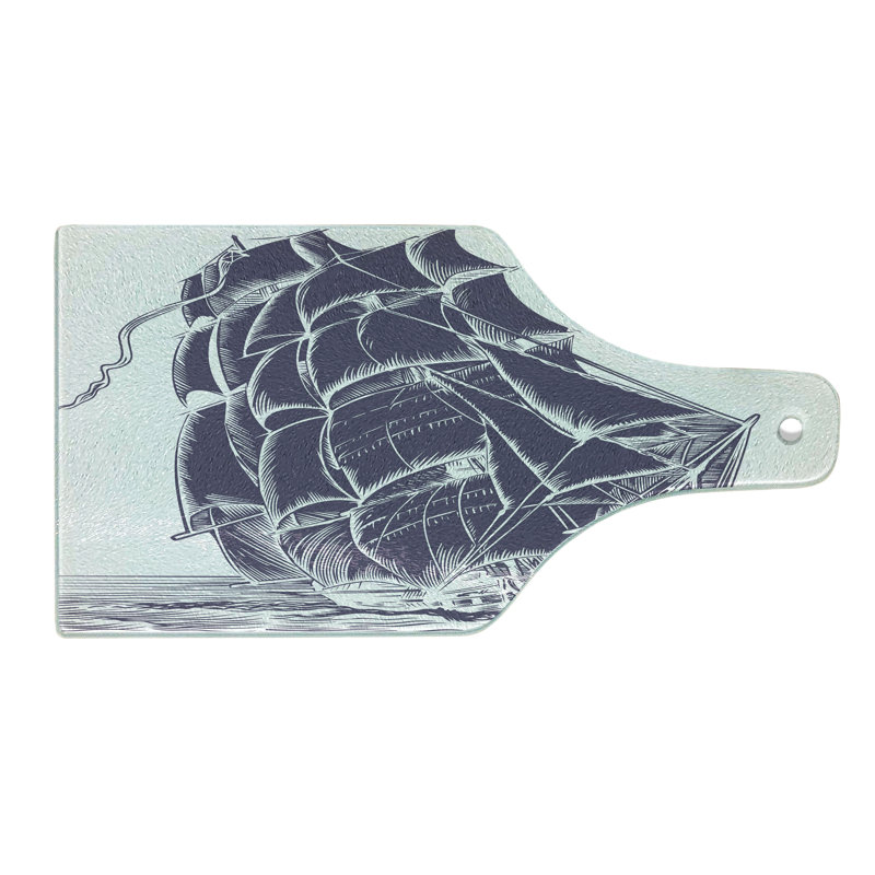 Planche à découper en verre trempé Ambesonne
