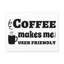 Décoration murale inspirante «Coffee Makes Me Motivation»-1428521363