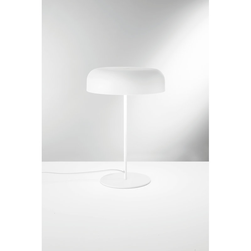 Audranna Metal Desk Lamp, White