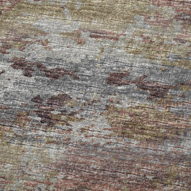 Jeté en sherpa Addison, Multicolore abstrait
