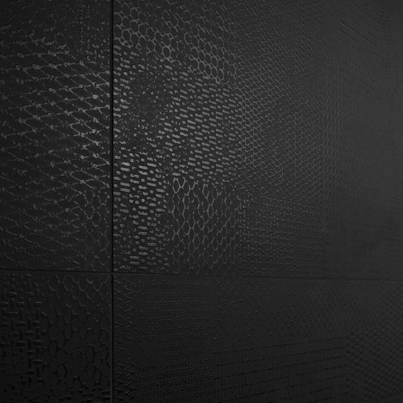 Prints 24x48 Matte Porcelain Tile, Antracite Black