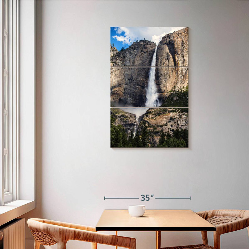 Iconic Yosemite Falls, 57" H x 36" W