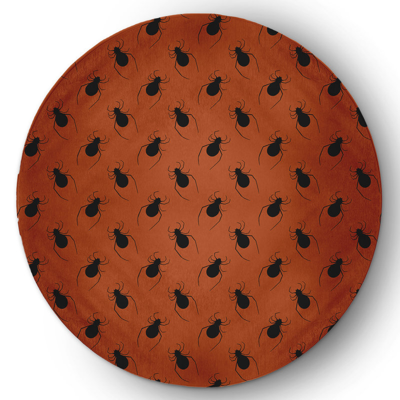 Destannie Chenille Indoor Rug, Round 5'