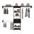 Manchester 250 Closet System with 5 Open Shelves, 1 Drawer, and 3 Metal Rods-1829166378