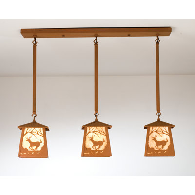 3 - Light Beige Kitchen Island Pendant
