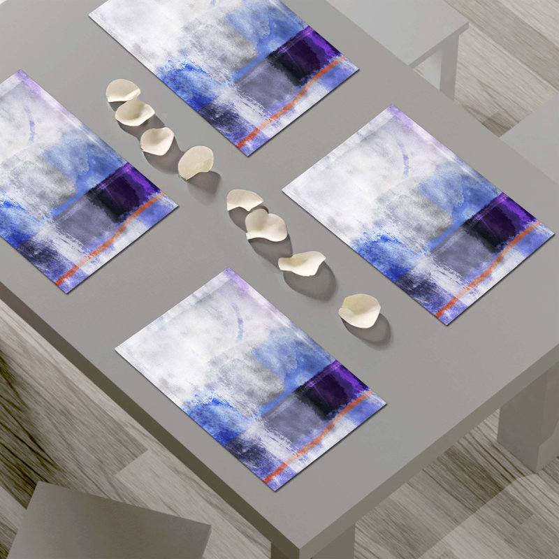 Napperon abstrait en polyester