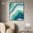Blue Green Abstract Agate I Canvas Teal Abstract Art by -1722442964-1722442944