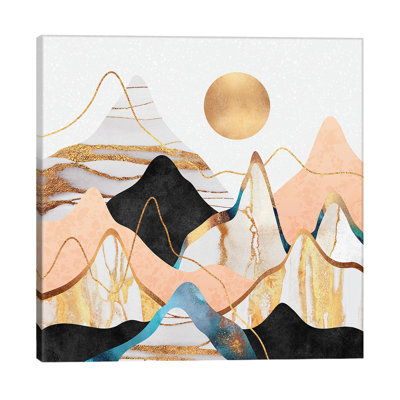 Mountainscape III by Elisabeth Fredriksson - Wrapped Canvas Print