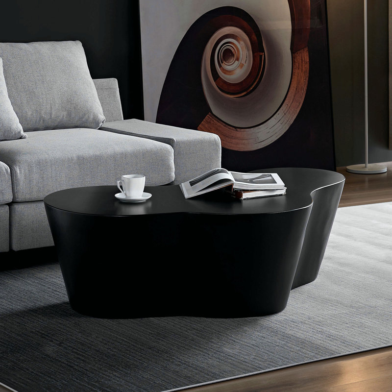 Table basse 50 po Unique, Noir