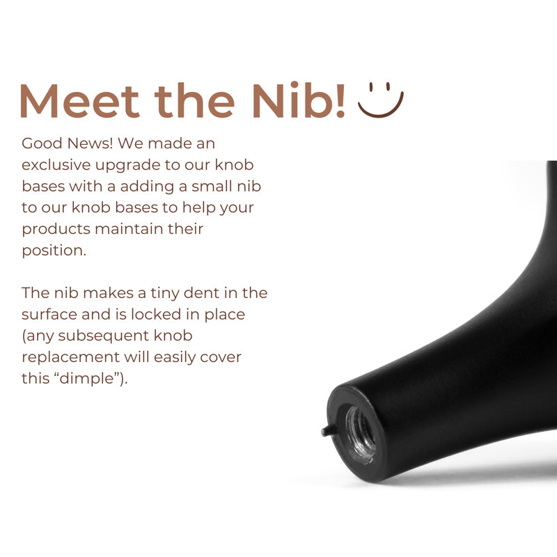 New Collection  Length Square Knob Multipack, Oil Rubbed Bronze