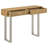 Sophisticated 2-Drawer Nightstand - Compact And Modern Design Bowdoin 2-Drawer Console Table Hand Carved Details Natural