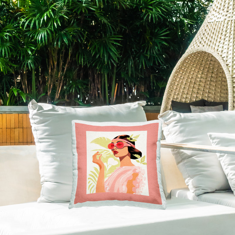 Coussin intérieur/extérieur Floral