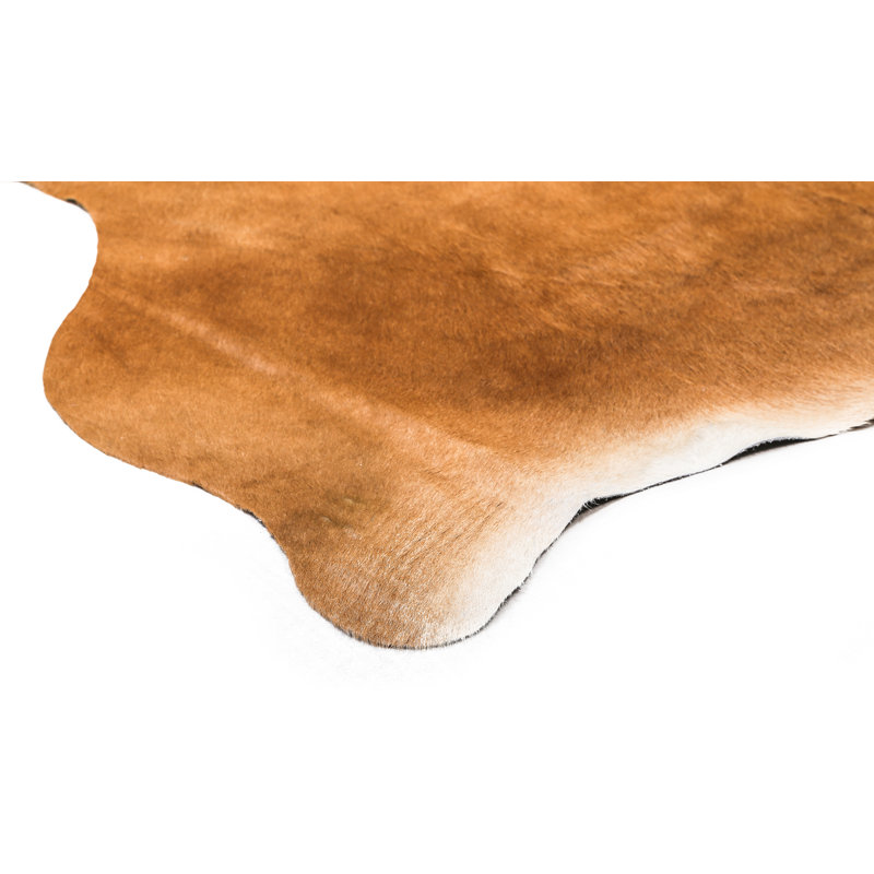 Myrtletown Animal Print Cowhide Flatweave 2cm X 1.75cm Area Rug