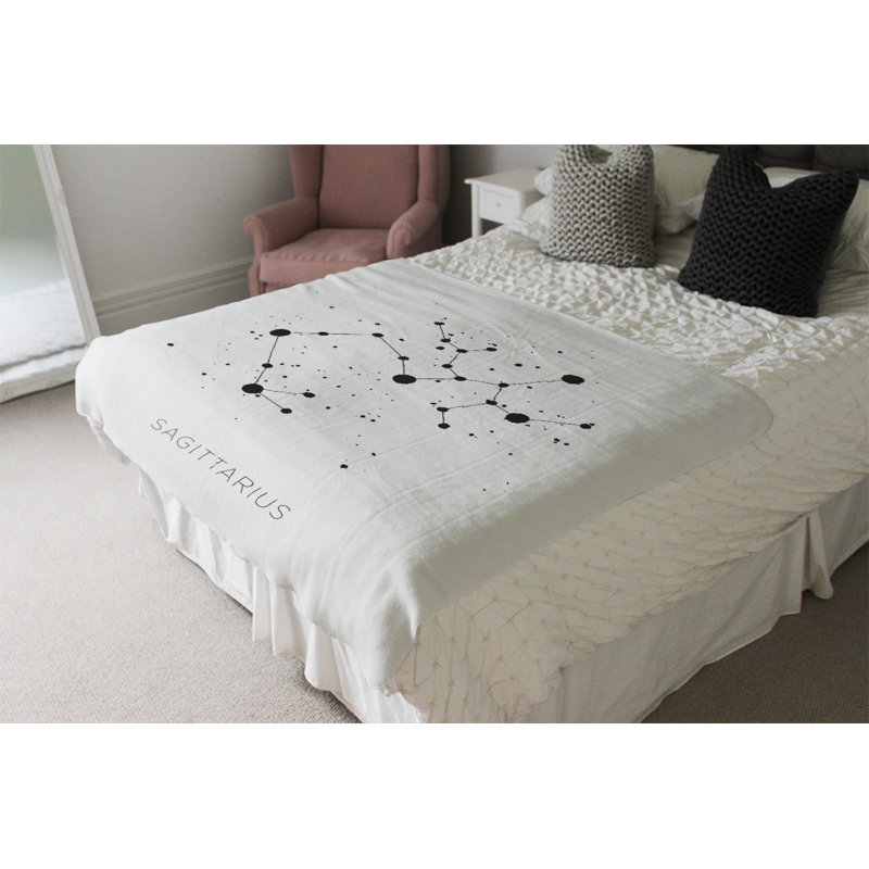 Isaure Plain Weave / Muslin Throw Blanket