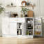 Buffet, armoire de rangement avec 1 tiroir et 4 portes