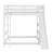 Full Over Full Bunk Bed With Ladder, Slide And Shelves-1284071349
