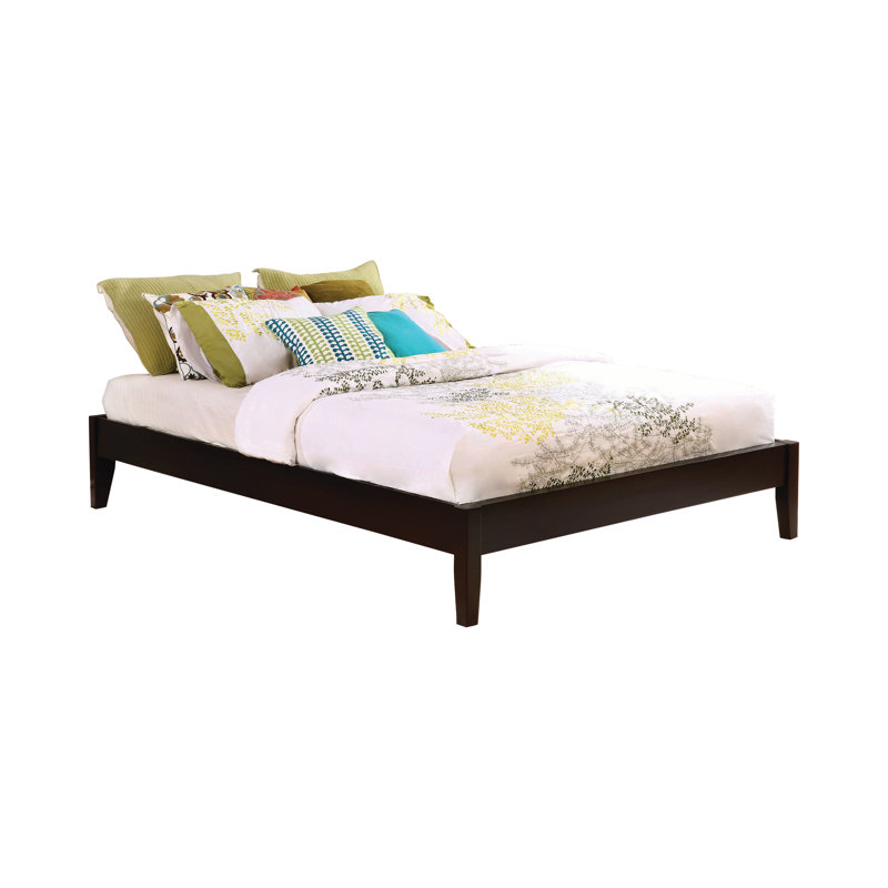 Rikus Platform Bed, California King, Cappuccino