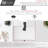 20.75 in. x 14.25 in. Porcelain, White Rectangular Undermount Bathroom Sink