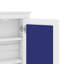 Armoire de rangement pour salle de bain avec miroir, armoire de rangement murale à porte simple avec tablette réglable, armoire murale avec porte réversible-2083094613