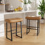 Upholstered Counter Stool with Metal Frame-1609647123-1609647128-1597488043