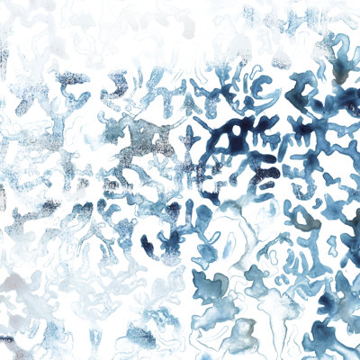 Blue Reverie II 1 Piece Wrapped Canvas Painting