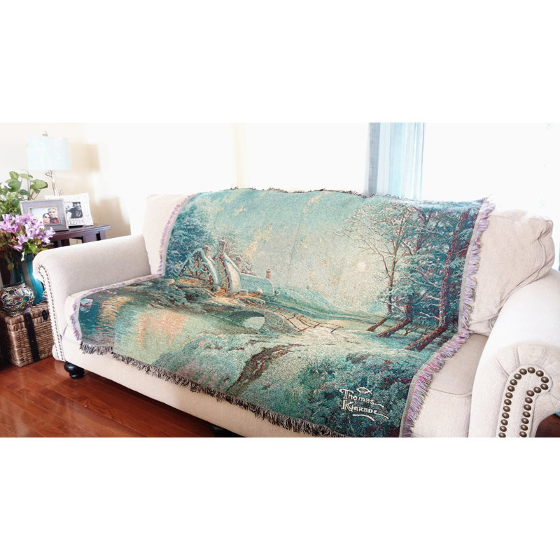 Machine Printed Throw Blanket