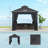 Gazebo, Mosquito Net For Outdoor Use With Shelves