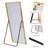 Barnaba Metal Framed Full Length Mirror-666236032-623827425