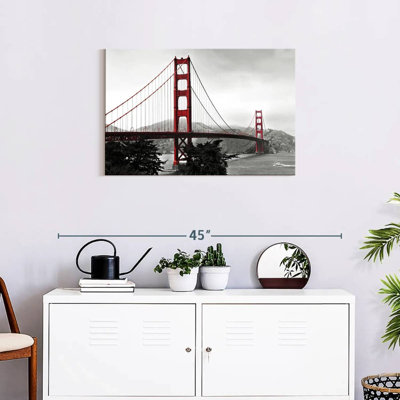Pont du Golden Gate rouge vif
