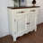 White Solid Wood Shoe Storage Bench