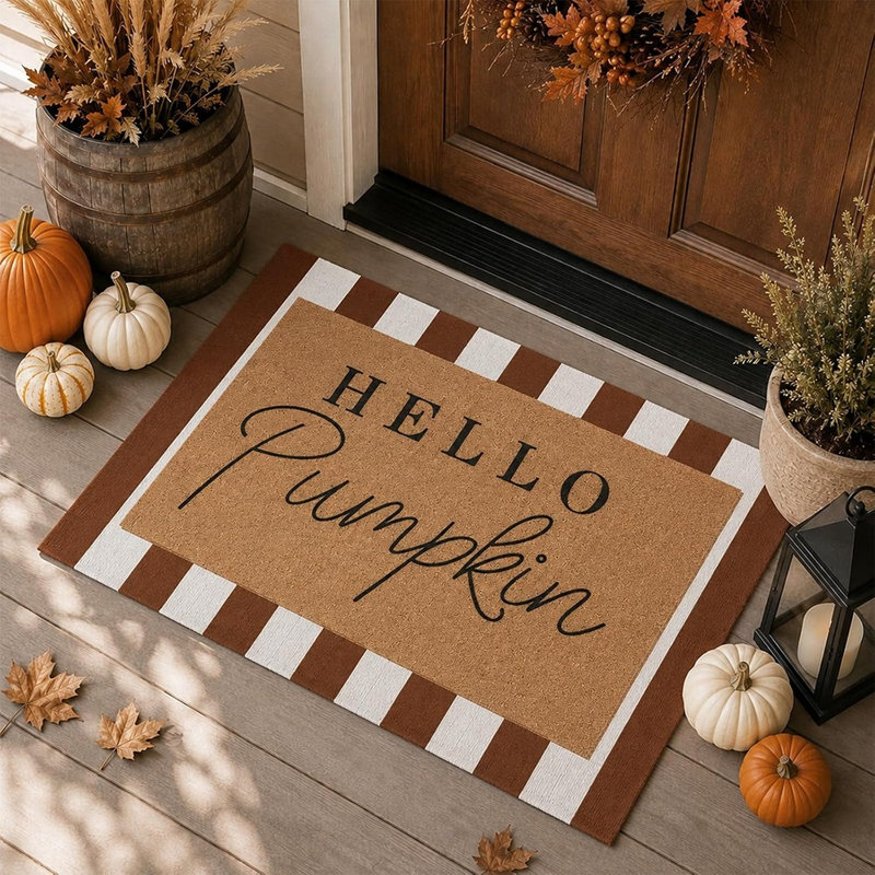Ensemble de paillasson 2 pièces Hello Pumpkin