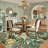 Floral Machine Washable Rugs with Rubber Backing for Living Room Non Slip Stain Resistant Carpet for Bedroom Living Room-1125286804