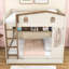 Lit superposé avec lit gigogne simple et tablettes de rangement-1373477313-1373477326