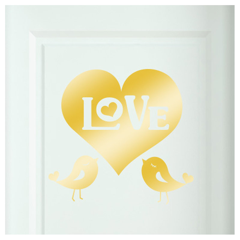 Wall Decal, Shiny Gold