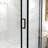 56"-60"W X 70"H Frameless Shower Door, Sliding Shower Door, With Premium 5/16"(8Mm) Thick Tempered Glass Shower Enclosure,Double Side Easy Clean Coat,Matte Black Finished With Buffer-119866280